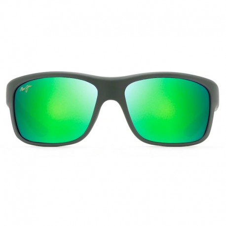 Lunettes de soleil Maui Jim Southern Cross Kaki mat doux Marron N Lunettes de soleil Funoptic