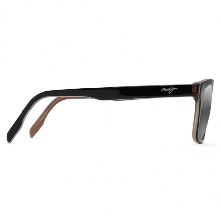 Maui Jim Waipio Valley Noir / Gris / Brun corne Maui Jim Waipio Valley Noir / Gris / Brun corne