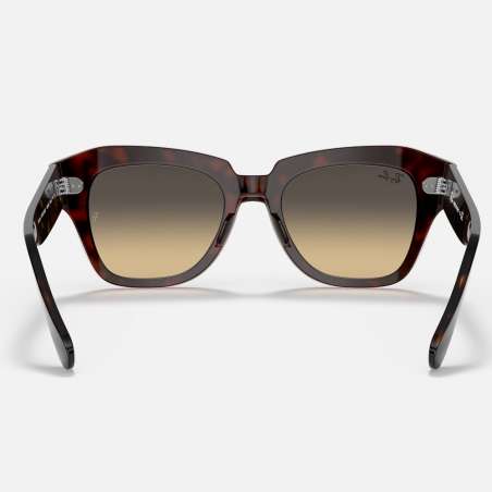 Ray Ban State Street Havana on Transparent Pink