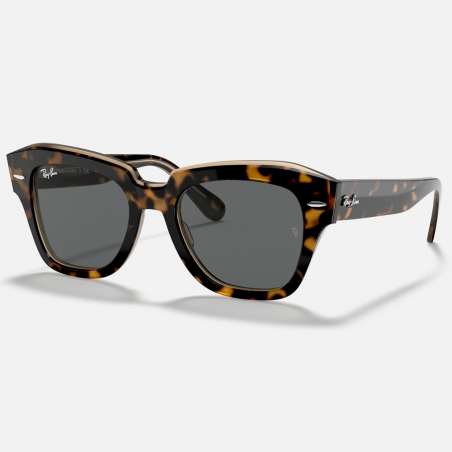 Ray Ban State Street Havana on Transparent Brown