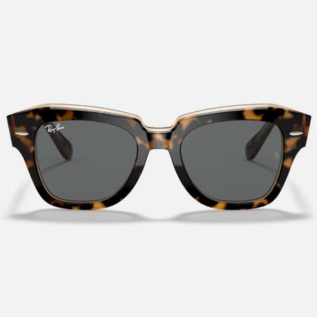 Ray Ban State Street Havana on Transparent Brown