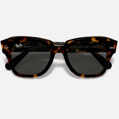 Ray Ban State Street Havana on Transparent Brown