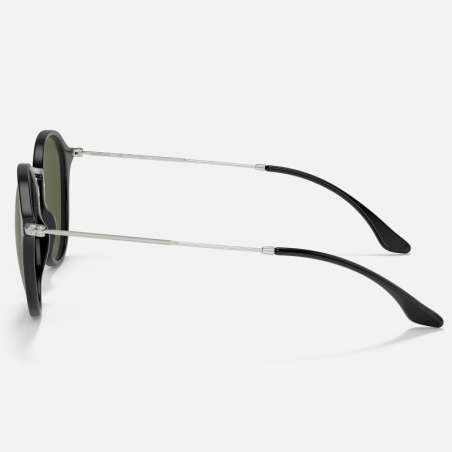 Ray Ban Round Fleck Noir Argent