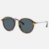 Ray Ban Round Fleck Havane Gun Ray Ban Round Fleck Havane Gun