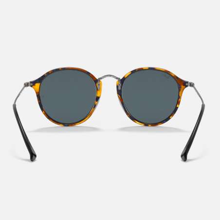 Ray Ban Round Fleck Havane Gun Ray Ban Round Fleck Havane Gun