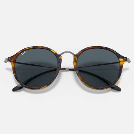Ray Ban Round Fleck Havane Gun Ray Ban Round Fleck Havane Gun