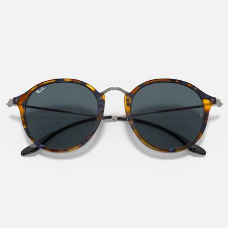 Ray Ban Round Fleck Havane Gun