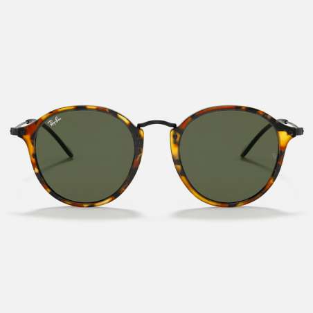 Ray Ban Round Fleck Spotted Black Havana Ray Ban Round Fleck Spotted Black Havana