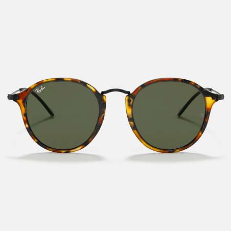 Ray Ban Round Fleck Spotted Black Havana