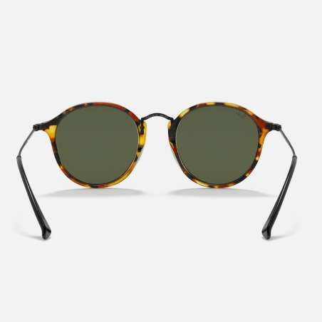 Ray Ban Round Fleck Spotted Black Havana Ray Ban Round Fleck Spotted Black Havana