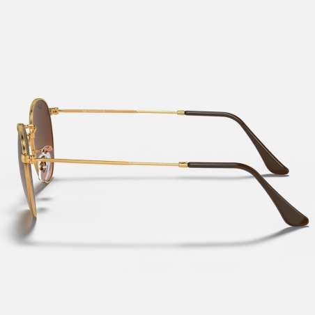 Ray Ban Round Metal Light Bronze