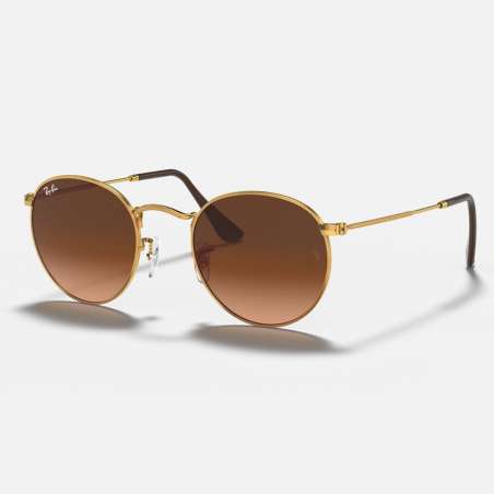 Ray Ban Round Metal Light Bronze