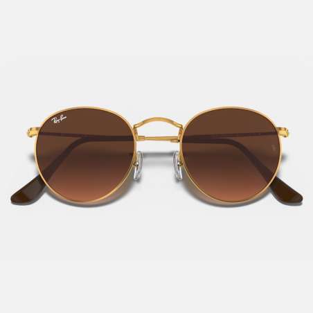 Ray Ban Round Metal Light Bronze