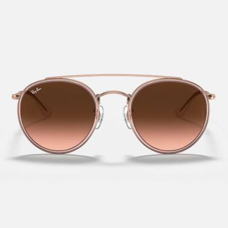 Ray Ban Round Double Bridge Copper