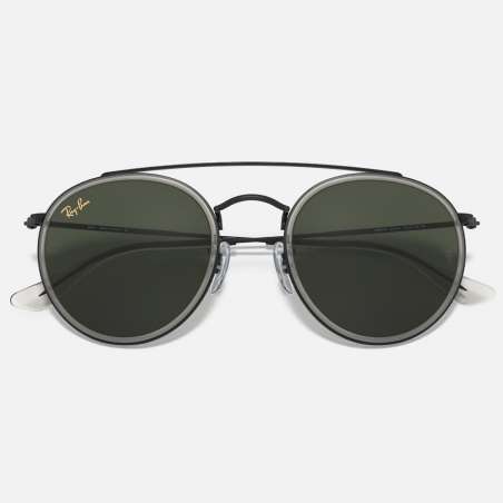 Ray Ban Round Double Bridge Black Ray Ban Round Double Bridge Black