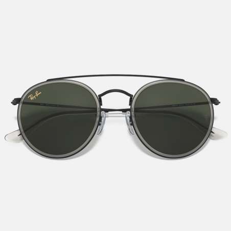 Ray Ban Round Double Bridge Black