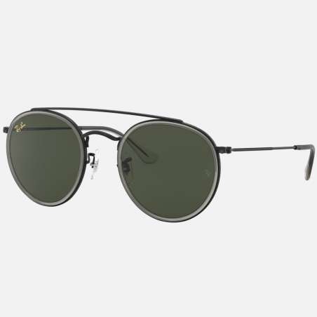 Ray Ban Round Double Bridge Black