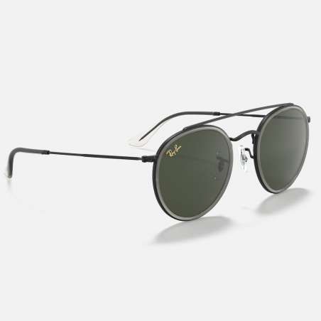 Ray Ban Round Double Bridge Black