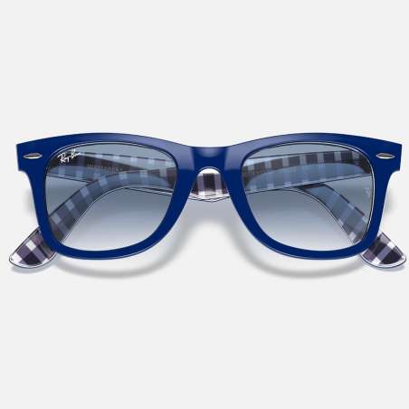 Original Wayfarer Color Mix Blue on Vichy Blue/White Original Wayfarer Color Mix Blue on Vichy Blue/White