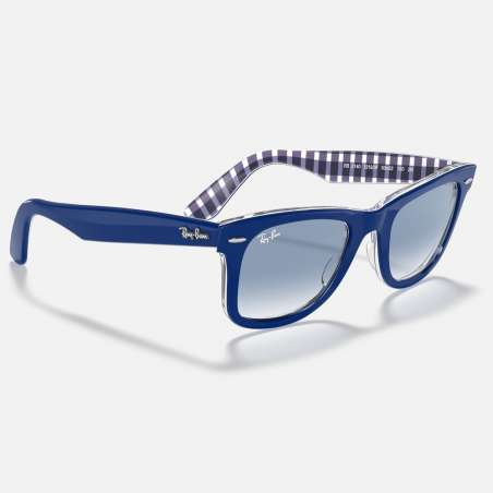 Original Wayfarer Color Mix Blue on Vichy Blue/White Original Wayfarer Color Mix Blue on Vichy Blue/White