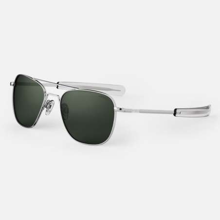 Randolph Aviator Bright Chrome Bayonet Agx Polarisé Randolph Aviator Bright Chrome Bayonet Agx Polarisé