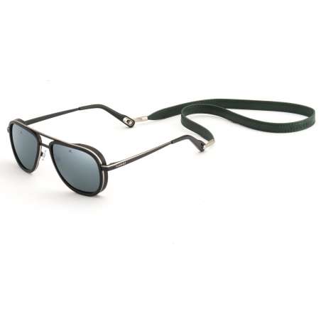 Vuarnet Square XL 2112 Noir - Vert / Pure Grey Silver Flash Vuarnet Square XL 2112 Noir - Vert / Pure Grey Silver Flash