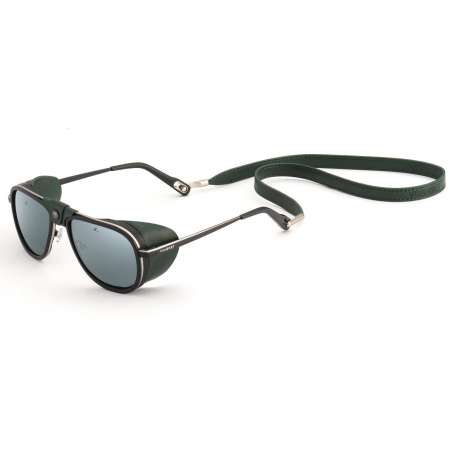 Vuarnet Square XL 2112 Noir - Vert / Pure Grey Silver Flash Vuarnet Square XL 2112 Noir - Vert / Pure Grey Silver Flash
