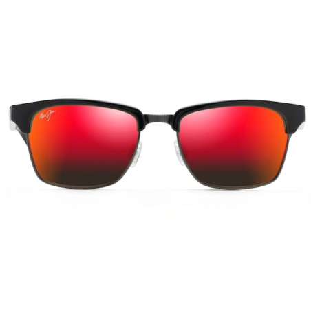 Maui Jim Kawika Brillant noir avec étain antique Maui Jim Kawika Brillant noir avec étain antique