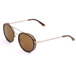 Vuarnet Edge Round Shiny Tortoise - Pure Brown