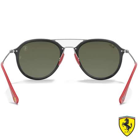 Ray Ban 4369M Black Scuderia Ferrari