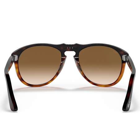 Persol 0649 Marron foncé/Écaille de tortue Marron clair