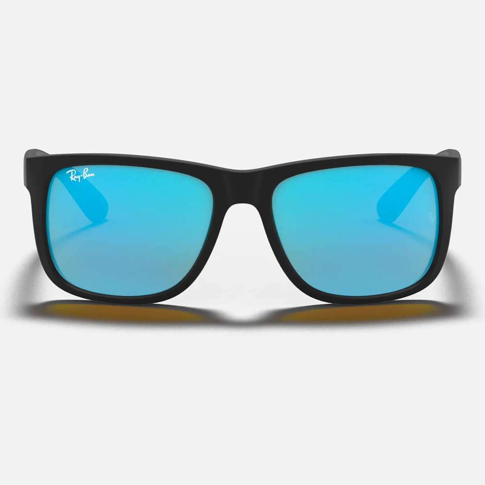 Ray Ban Justin Rubber Black - Blue