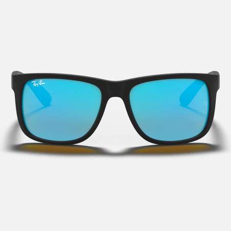 Ray Ban Justin Rubber Black - Blue
