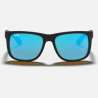 Ray Ban Justin Rubber Black - Blue