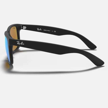 Ray Ban Justin Rubber Black - Blue