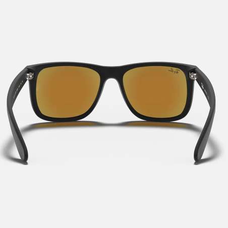 Ray Ban Justin Rubber Black - Blue