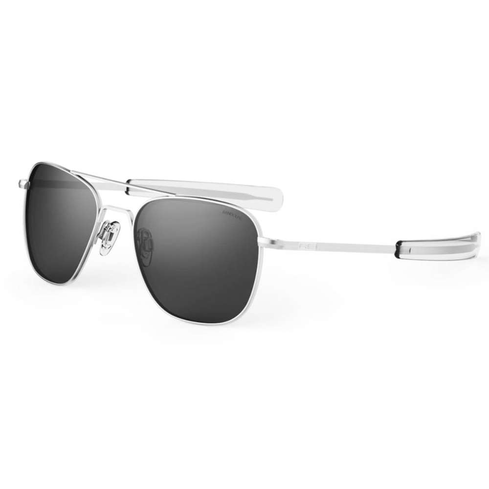 Randolph Military Aviator Matte Chrome