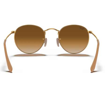 Ray Ban Round Metal Gold - Gradient Brown