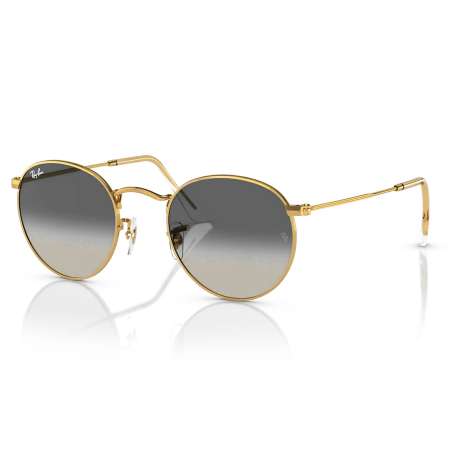 Ray Ban Round Metal Gold - Gradient Grey