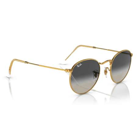 Ray Ban Round Metal Gold - Gradient Grey