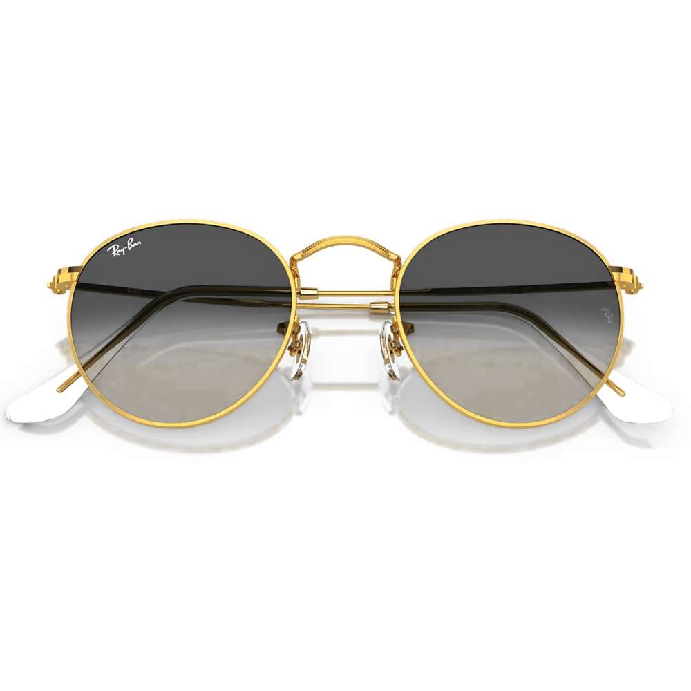 Ray Ban Round Metal Gold - Gradient Grey