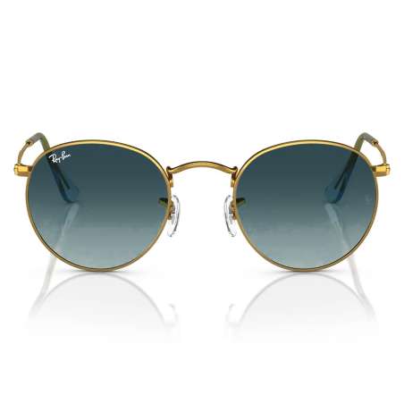 Ray Ban Round Metal Gold - Blue Gradient Grey