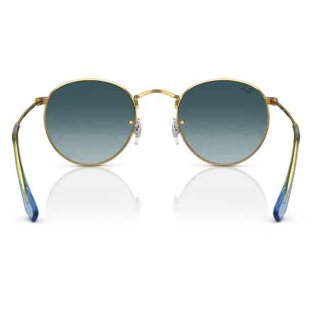 Ray Ban Round Metal Gold - Blue Gradient Grey