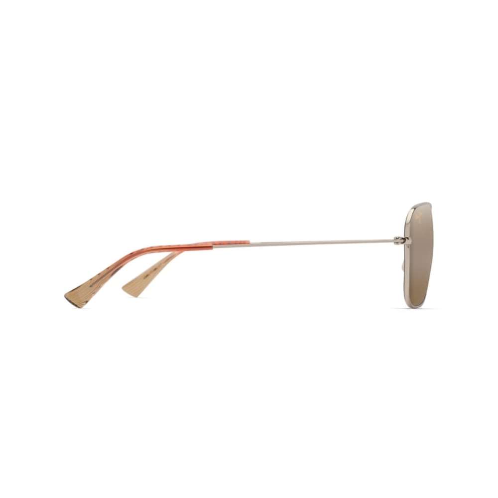 Maui Jim Na'auao Shiny Light Gold W/Red &Brown