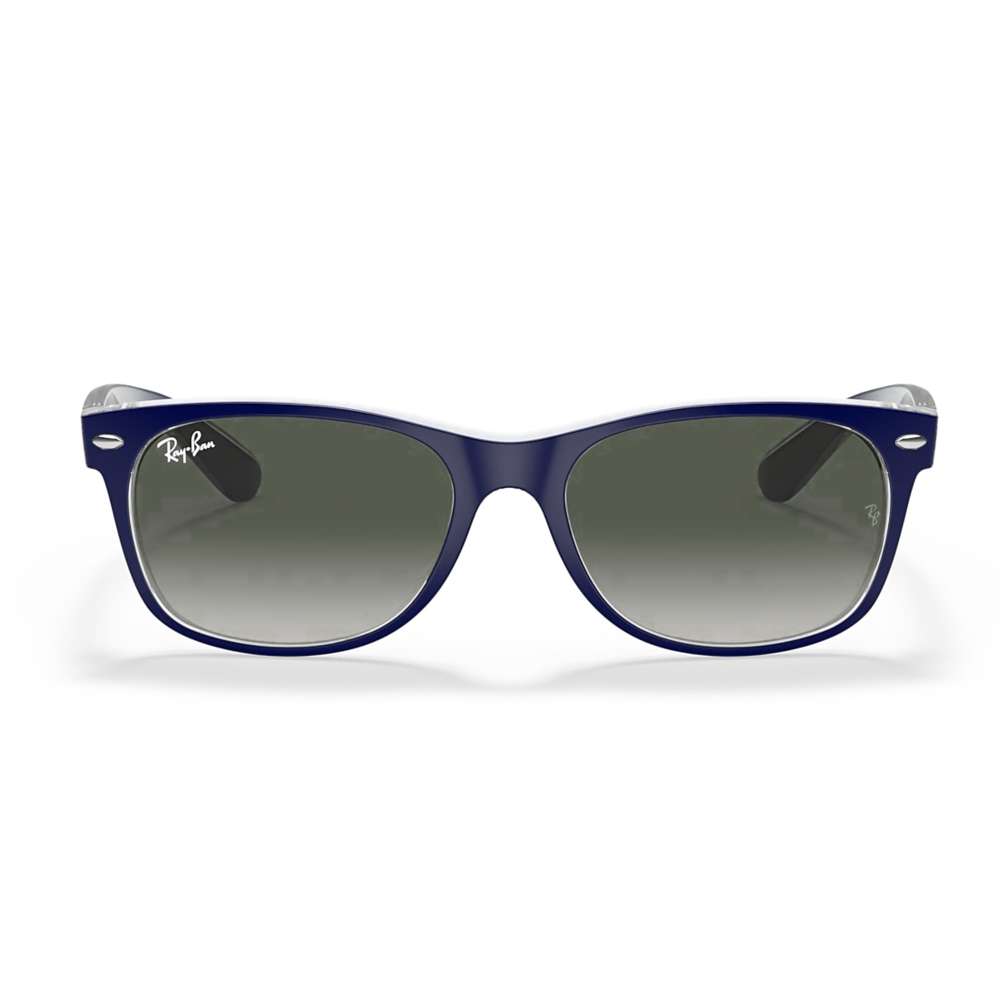 New Wayfarer Top Matte Blue on Transparent