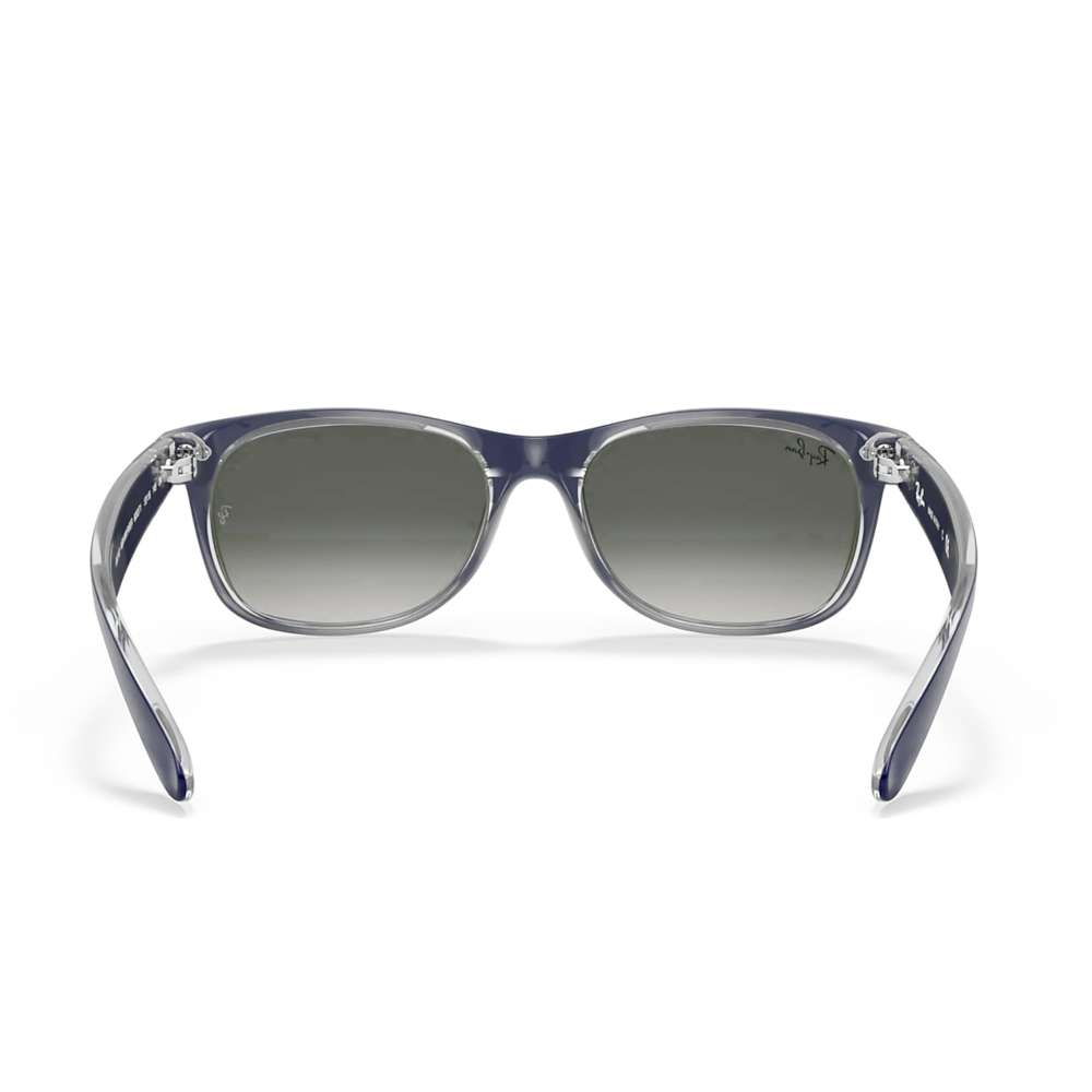 New Wayfarer Top Matte Blue on Transparent