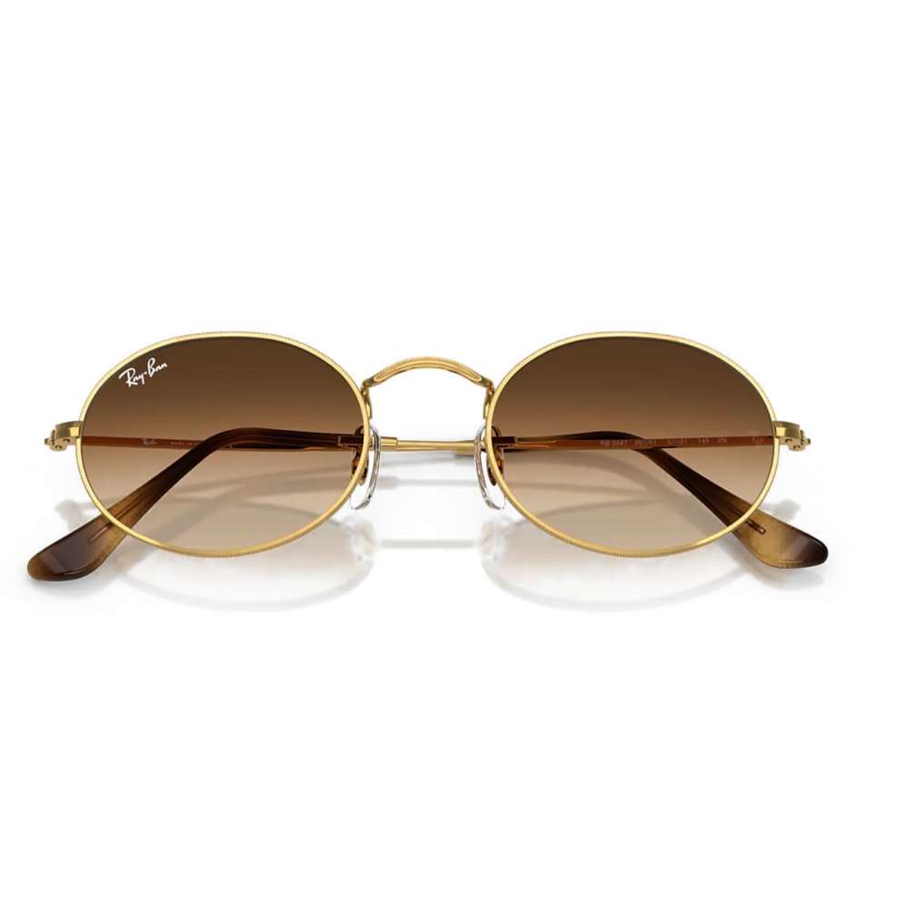 Ray Ban Oval Metal Arista - Brun Dégradé