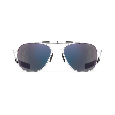 Randolph X Shelby - Aviator II - Matte Chrome & Apex Gray