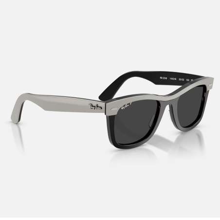 Ray-Ban Wayfarer Street Neat Grey on Black