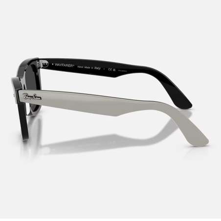 Ray-Ban Wayfarer Street Neat Grey on Black